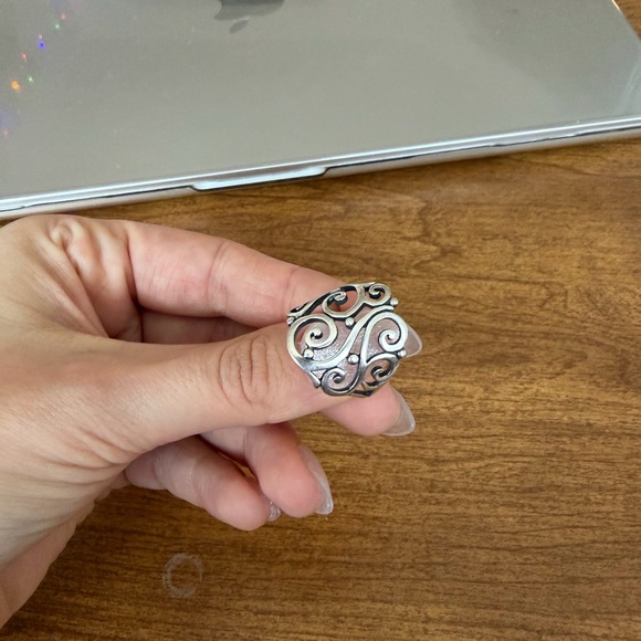 James Avery Intricate Silver Ring - Picture 2 of 3